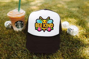 BEE Kind  Neon Faux DTF Hat Patch