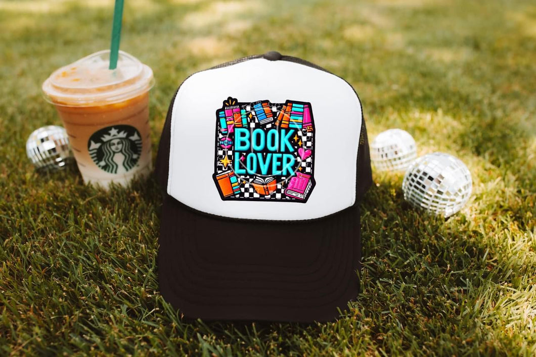 Book Lover (Square)  Faux DTF Hat Patch