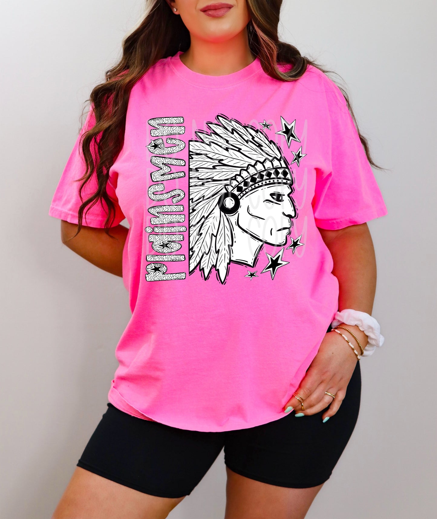 White Mascots School (dottie) L-P