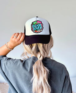 Book Lover (Round)  Faux DTF Hat Patch