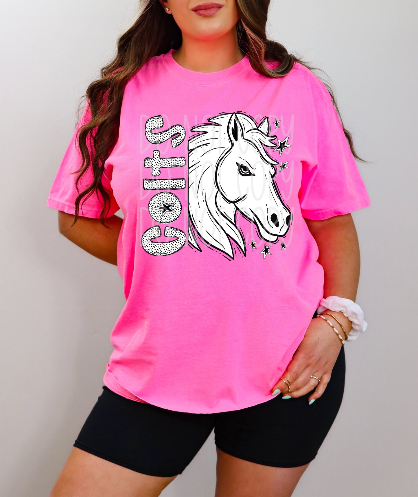 White Mascots School (dottie) C-D