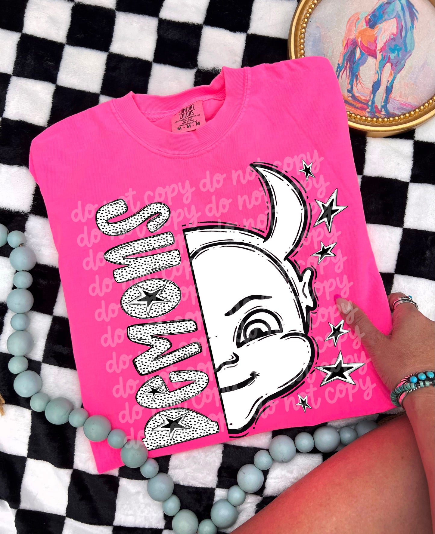 White Mascots School (dottie) C-D