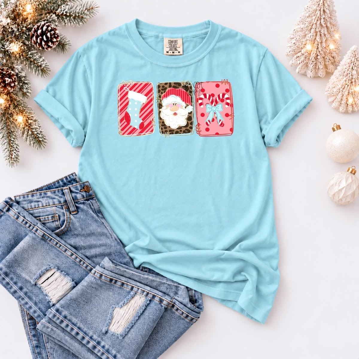 Santa pink trio