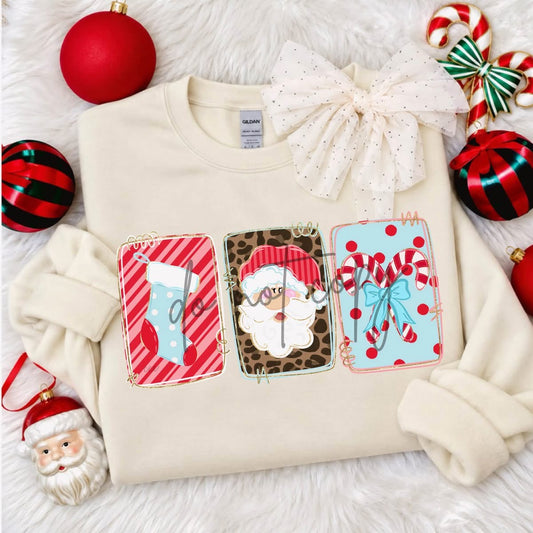 Christmas trio Blue