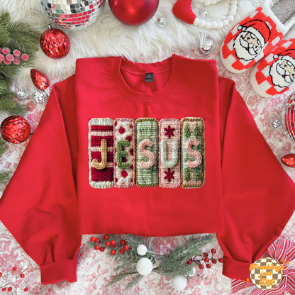 Jesus latch hook yarn crochet