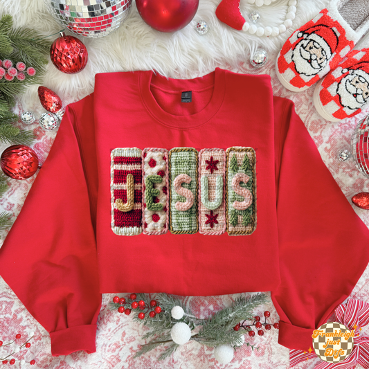 Jesus latch hook yarn crochet