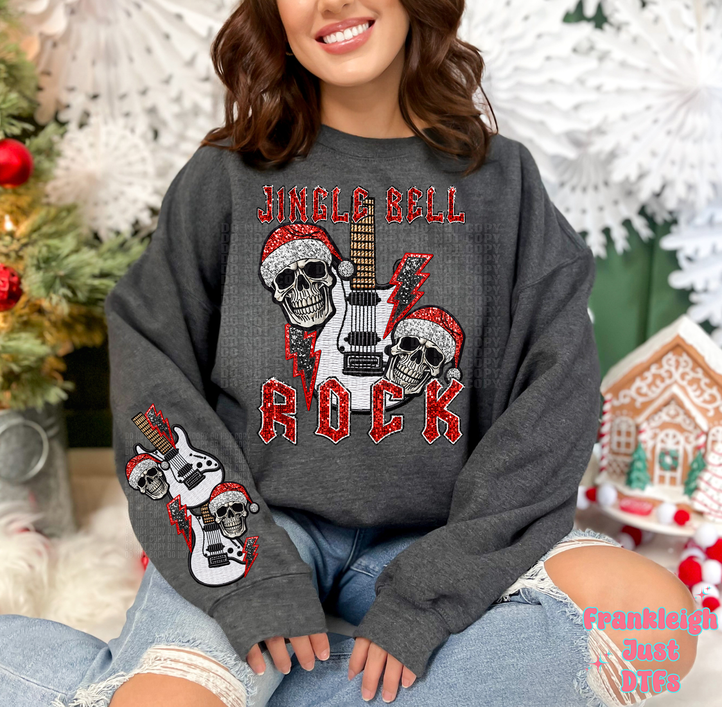 Jingle Bell Rock Faux Glitter (sleeve)