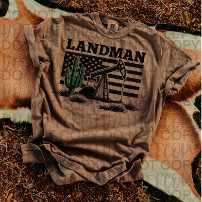 land_man flag green cactus