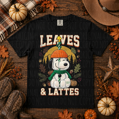 Leaves & Lattes halftoned