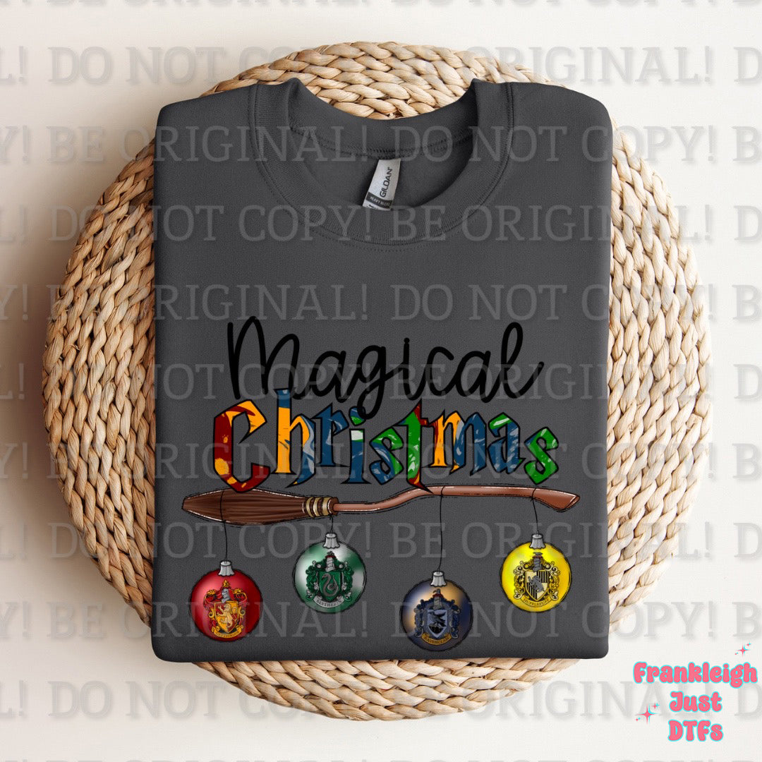 Magical Christmas (Broom and Ornaments)