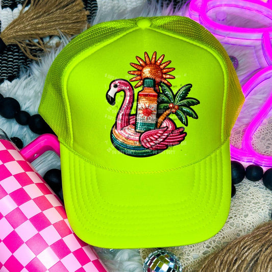 Summer Vibes  Faux Hat Patch