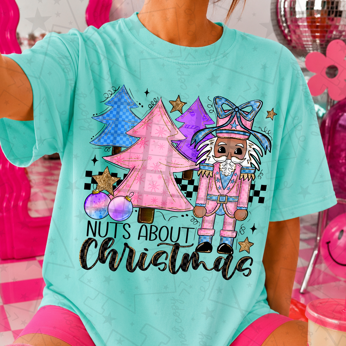 nuts about Christmas brown skin