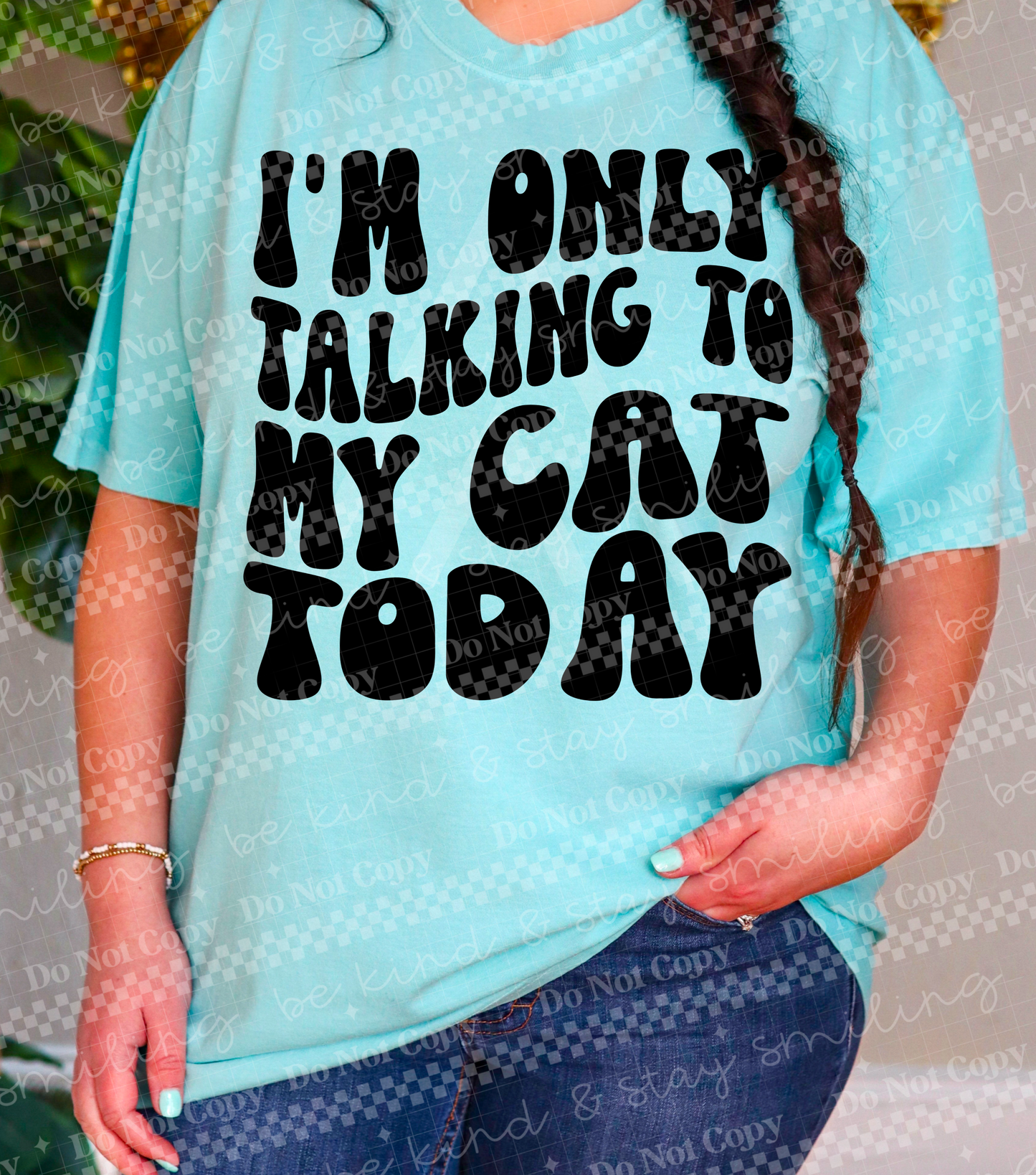 I'm only talking to my cat today