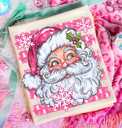 Santa Pink Stripes