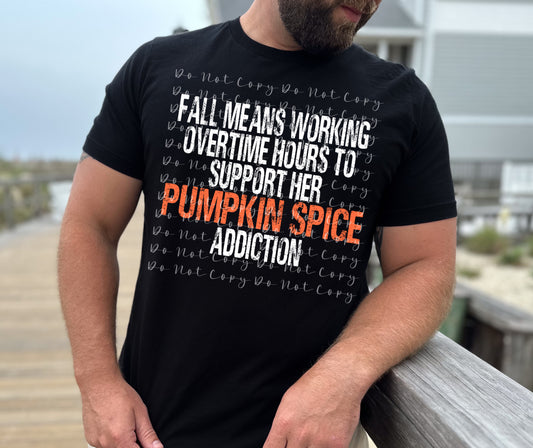 Fall Means Working Overtime to Support Her Pumpkin Spice Addiction