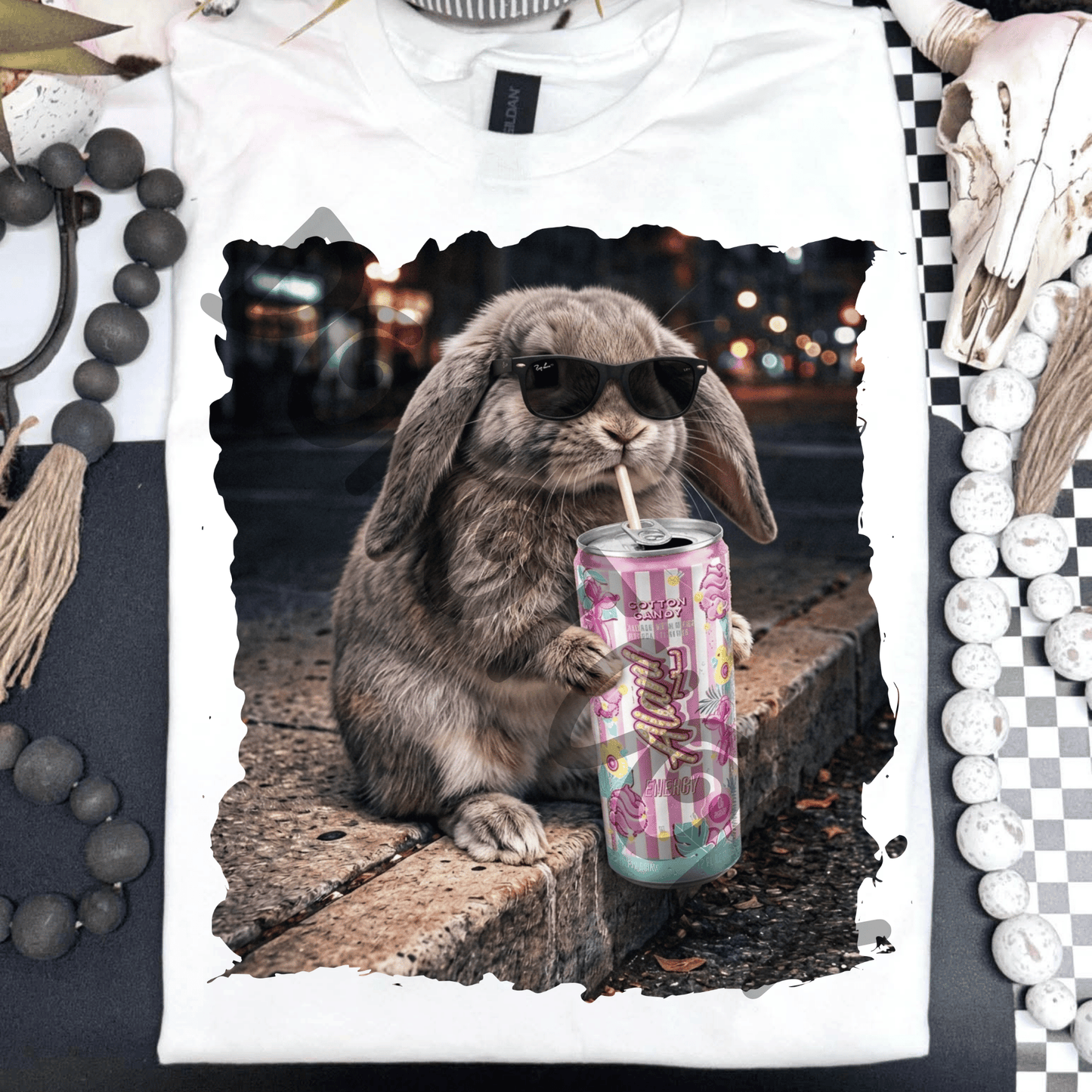 bunny drinking cc alani