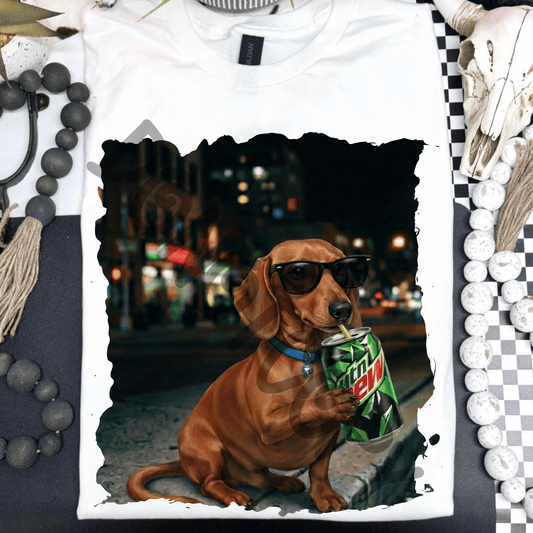 weenie dog mt dew