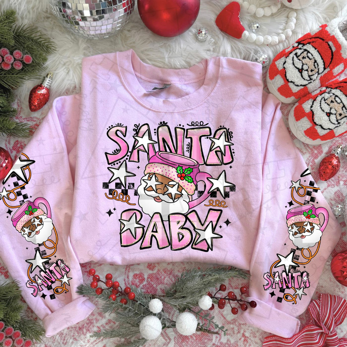 Santa baby brown skin