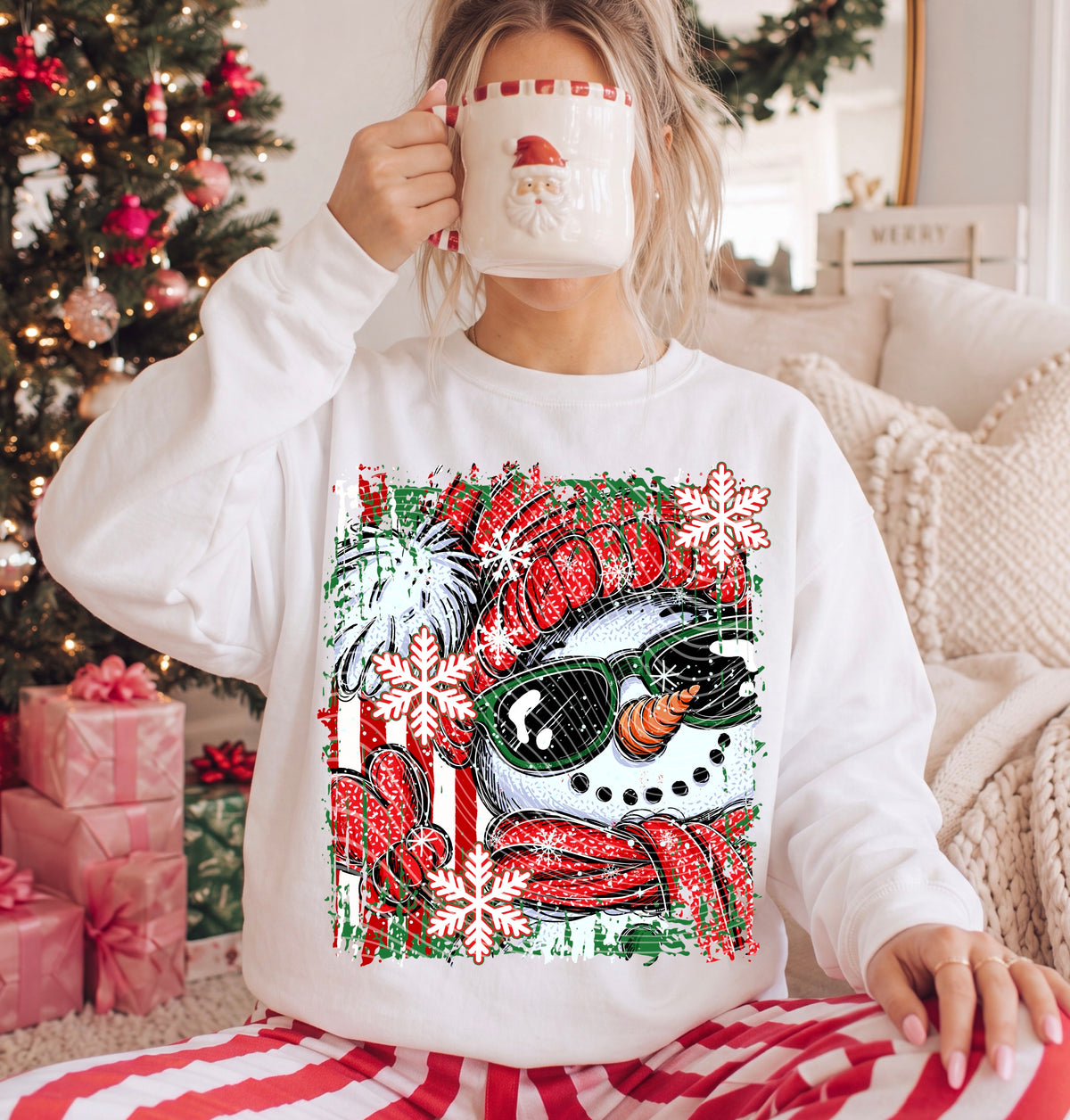 Snowman Red
