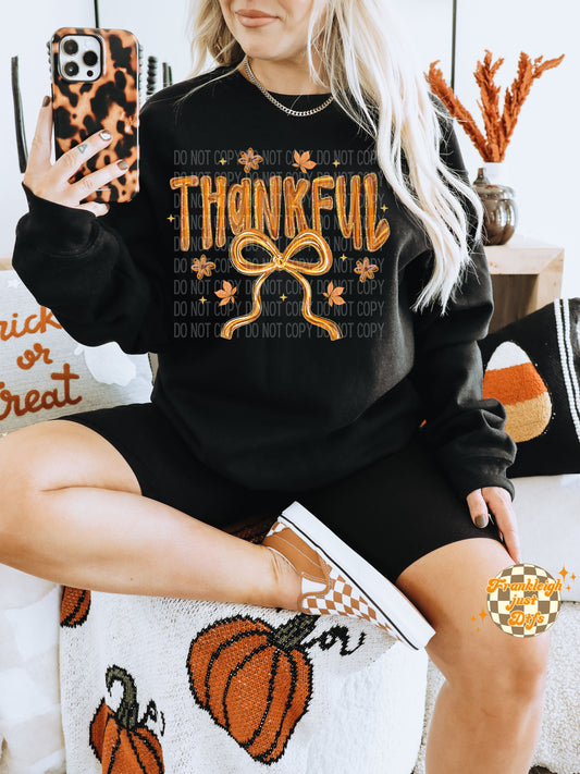 Thankful (Preppy Bow)