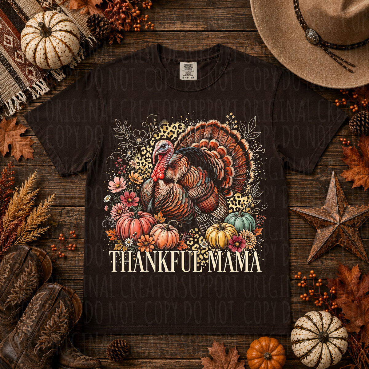 Thankful Mama (Halftone)