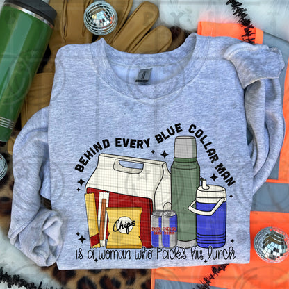 Behind every blue collar man lunch