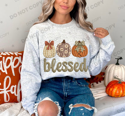 blessed pumpkin trio