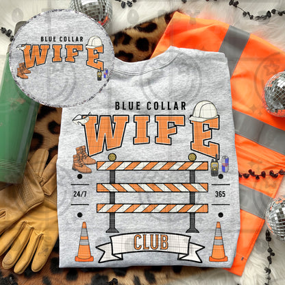 Blue Collar wife club pocket