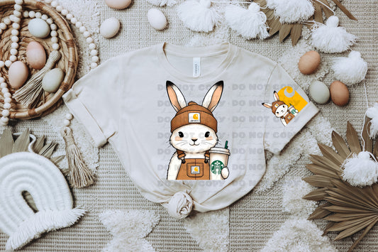 Boy Bunny with Beanie with Pocket/Sleeve design