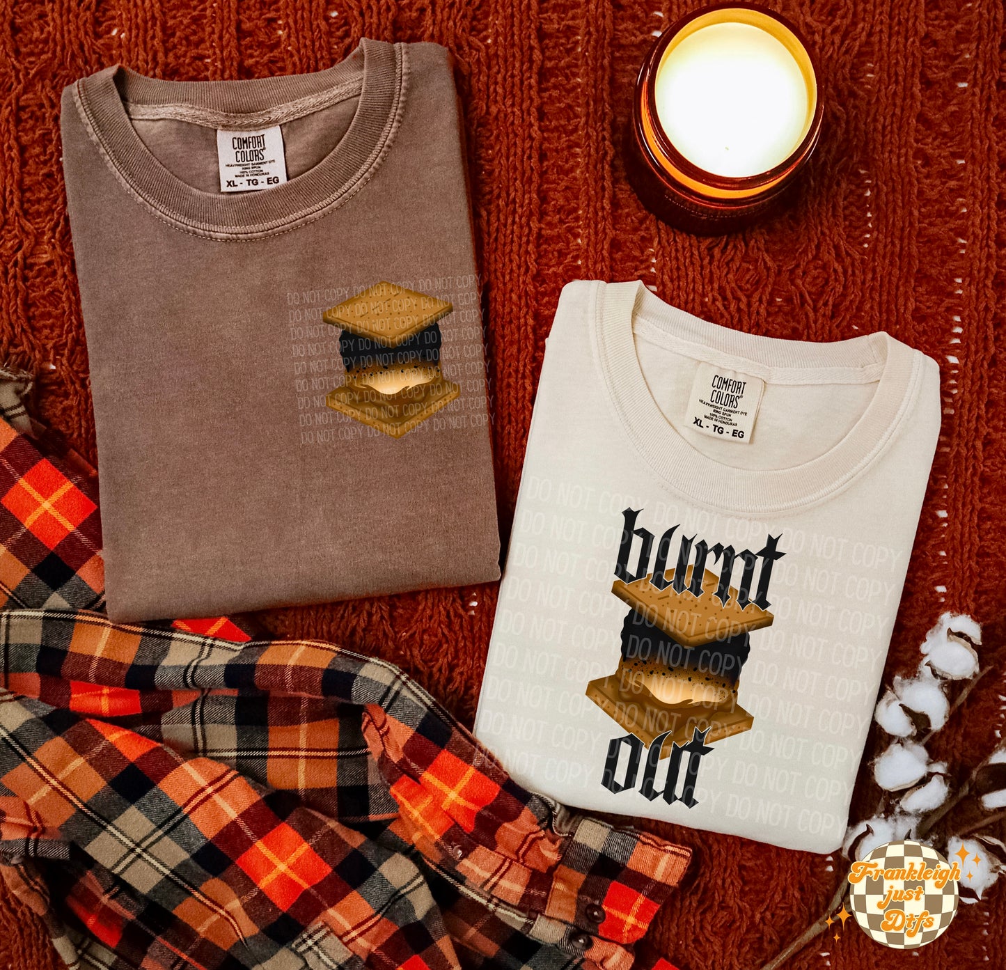 Burnt Out Black or Cream with Pocket