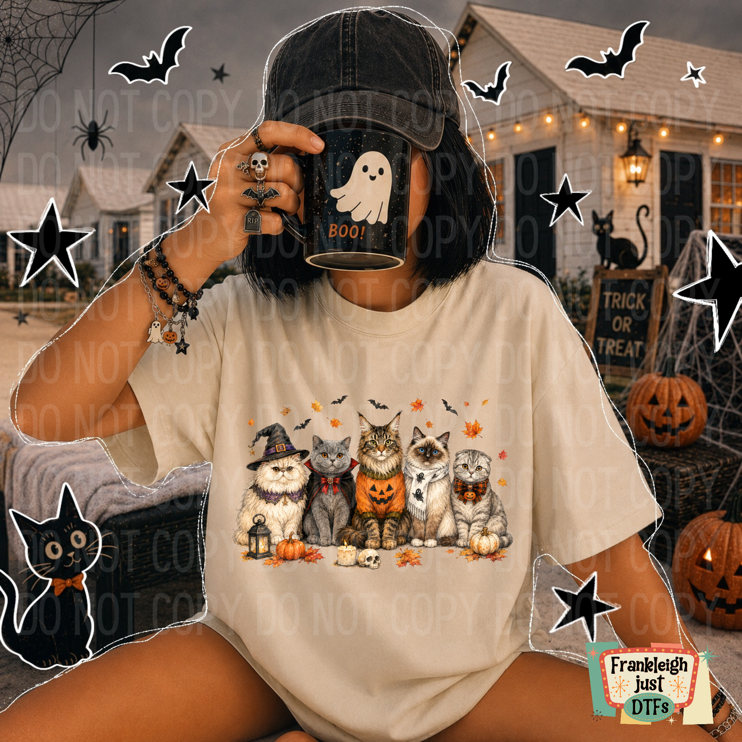 Cat Halloween Fall