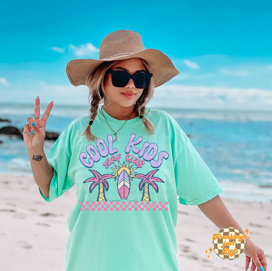 Cool Kids Surfing Club ( Blue or Pink)