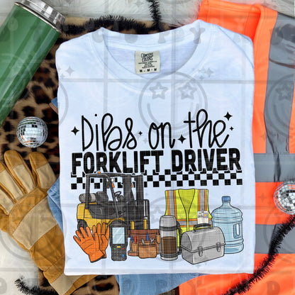 dibs on the forklift driver