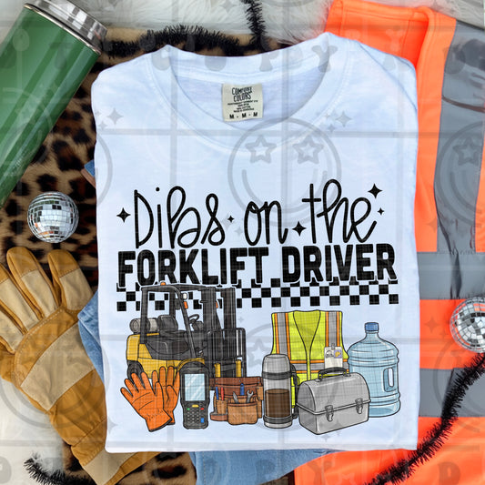dibs on the forklift driver