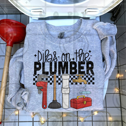 dibs on the plumber