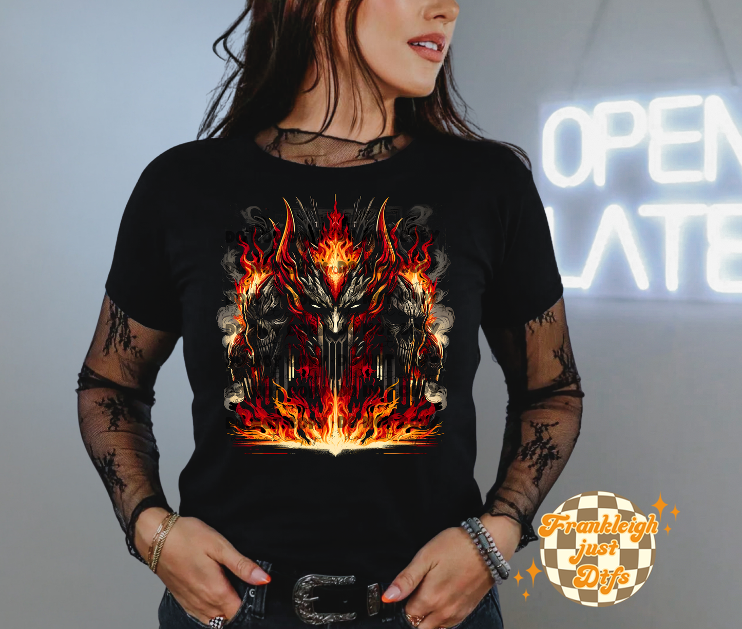 BAND DTFS- Disturbed (Black Knockout)