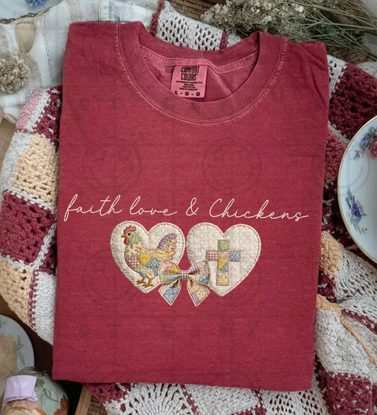 Faith love and chickens