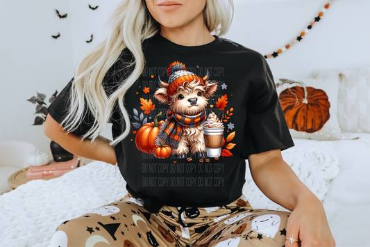 Fall vibes, Highland cow