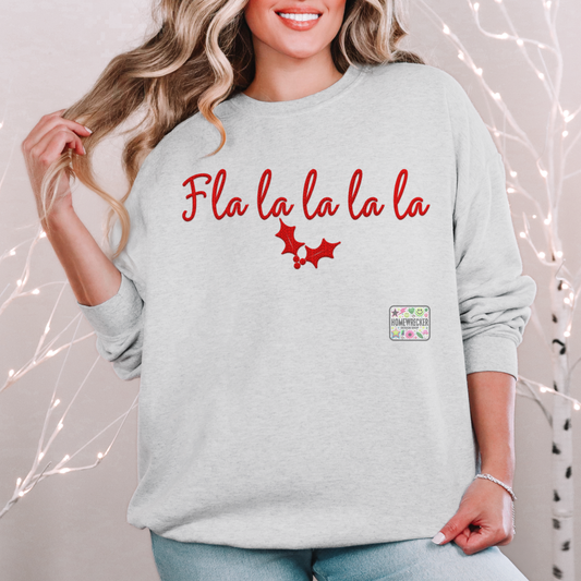 Fa La La La La  (Red or Ivory)