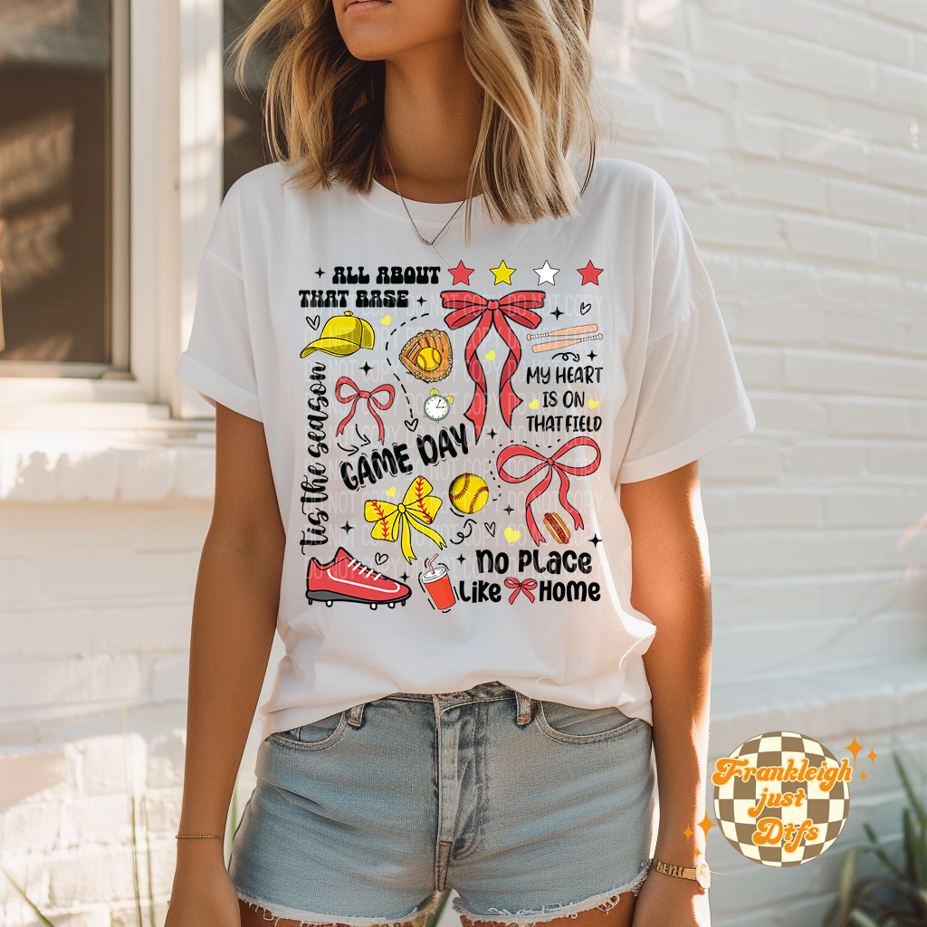 Softball Game Day Collage