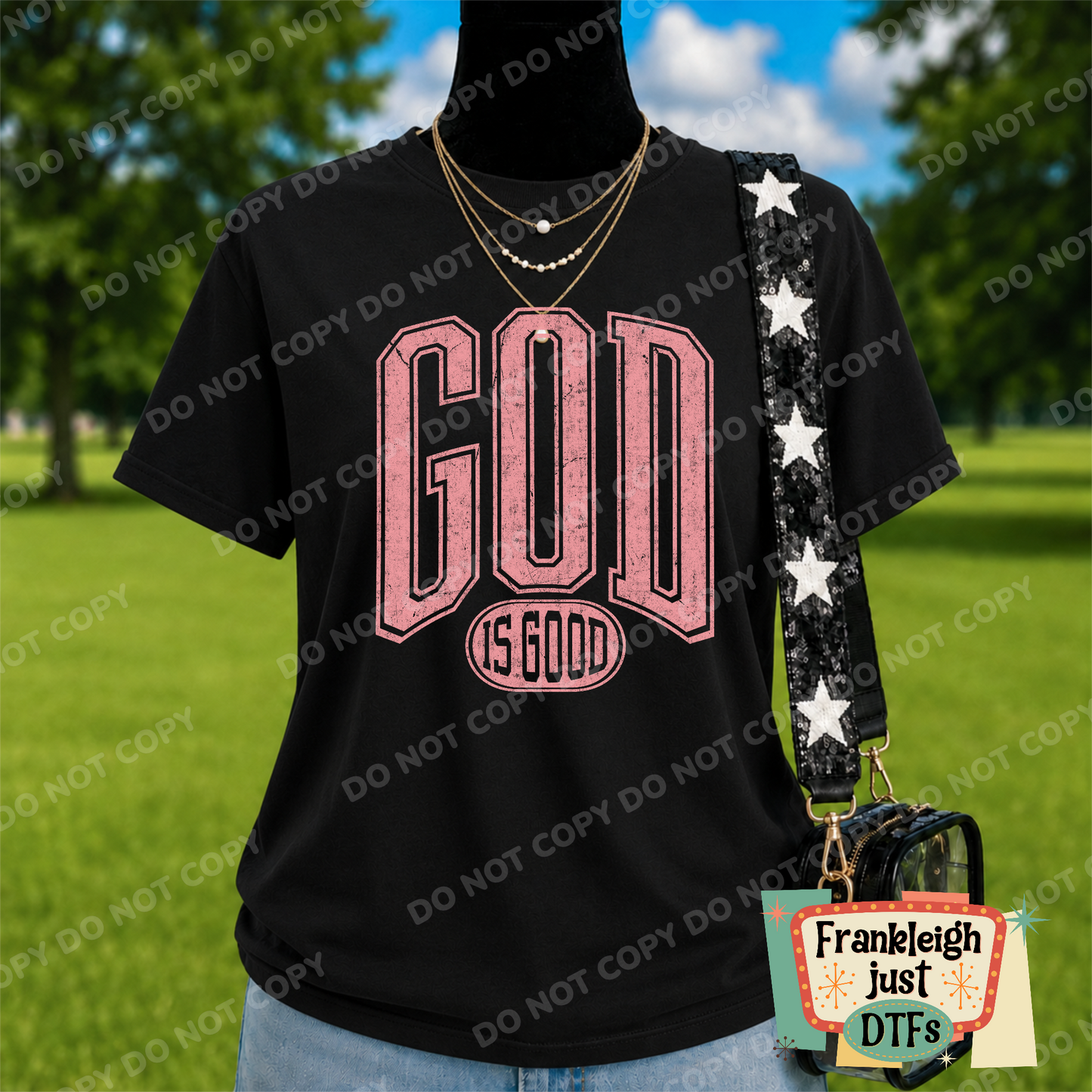 God is Good pink