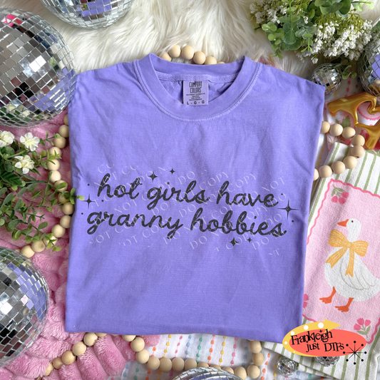 Granny Hobbies in Charcoal