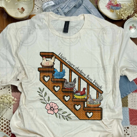 I have more chickens than friends