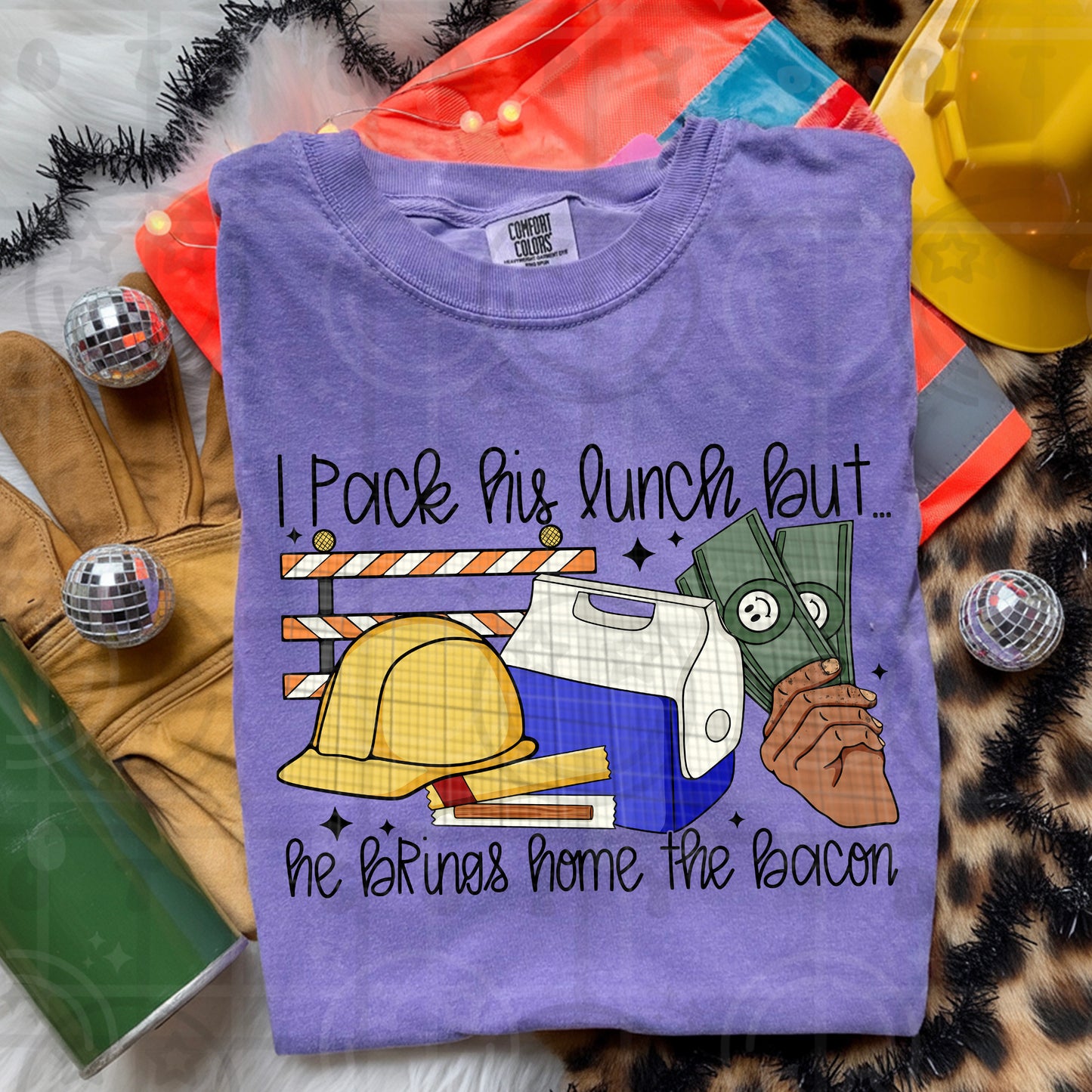 I pack his lunch but he brings home the bacon 3