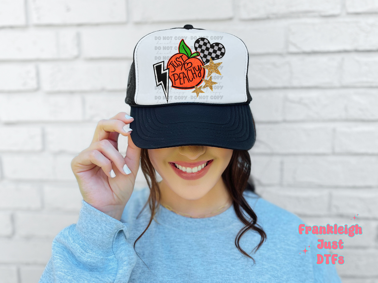 Just Peachy Hat Patch