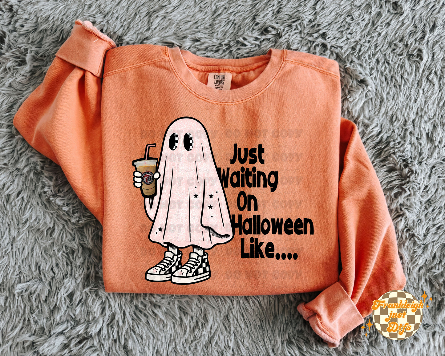 Waiting on Halloween (Ghost with Drink) variations