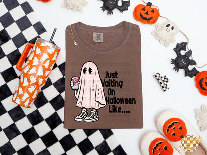 Waiting on Halloween (Ghost with Drink) variations