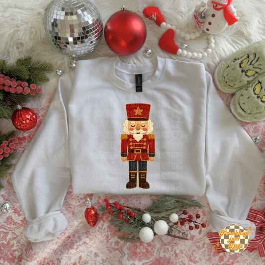 Faux Knit Nutcracker