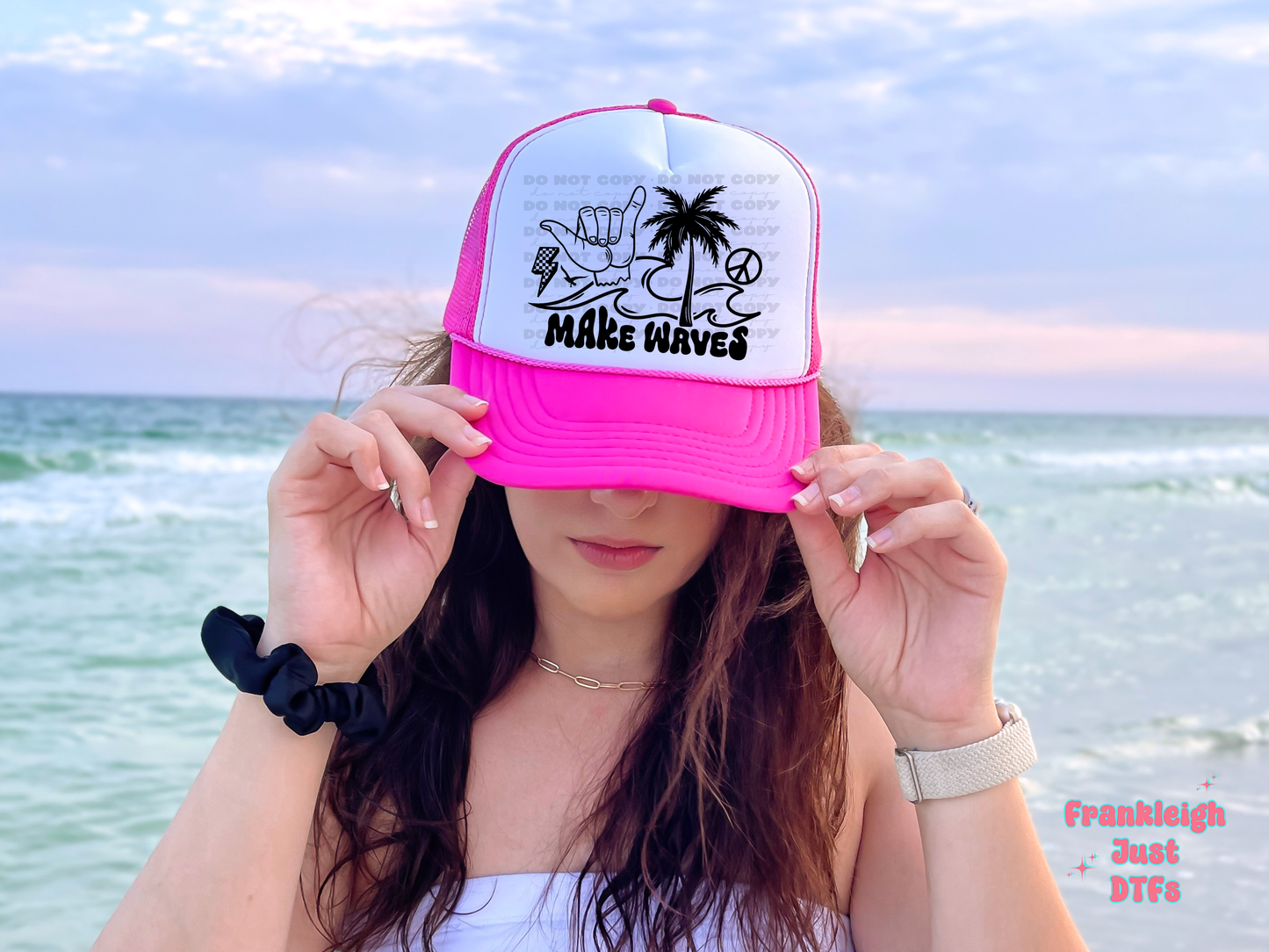 Make Waves Hat Patch