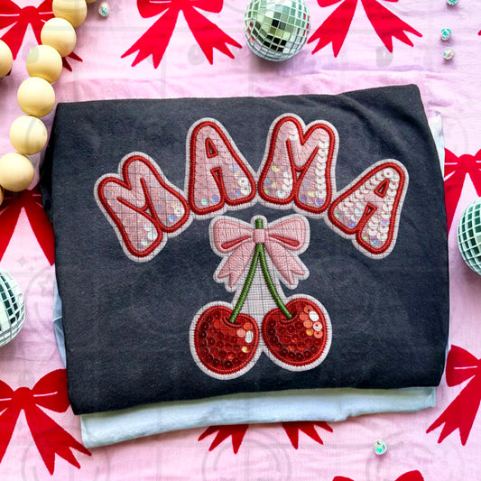 Mama sequin cherries